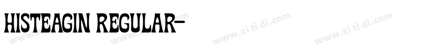 histeagin regular字体转换 histeagin regular字体转换